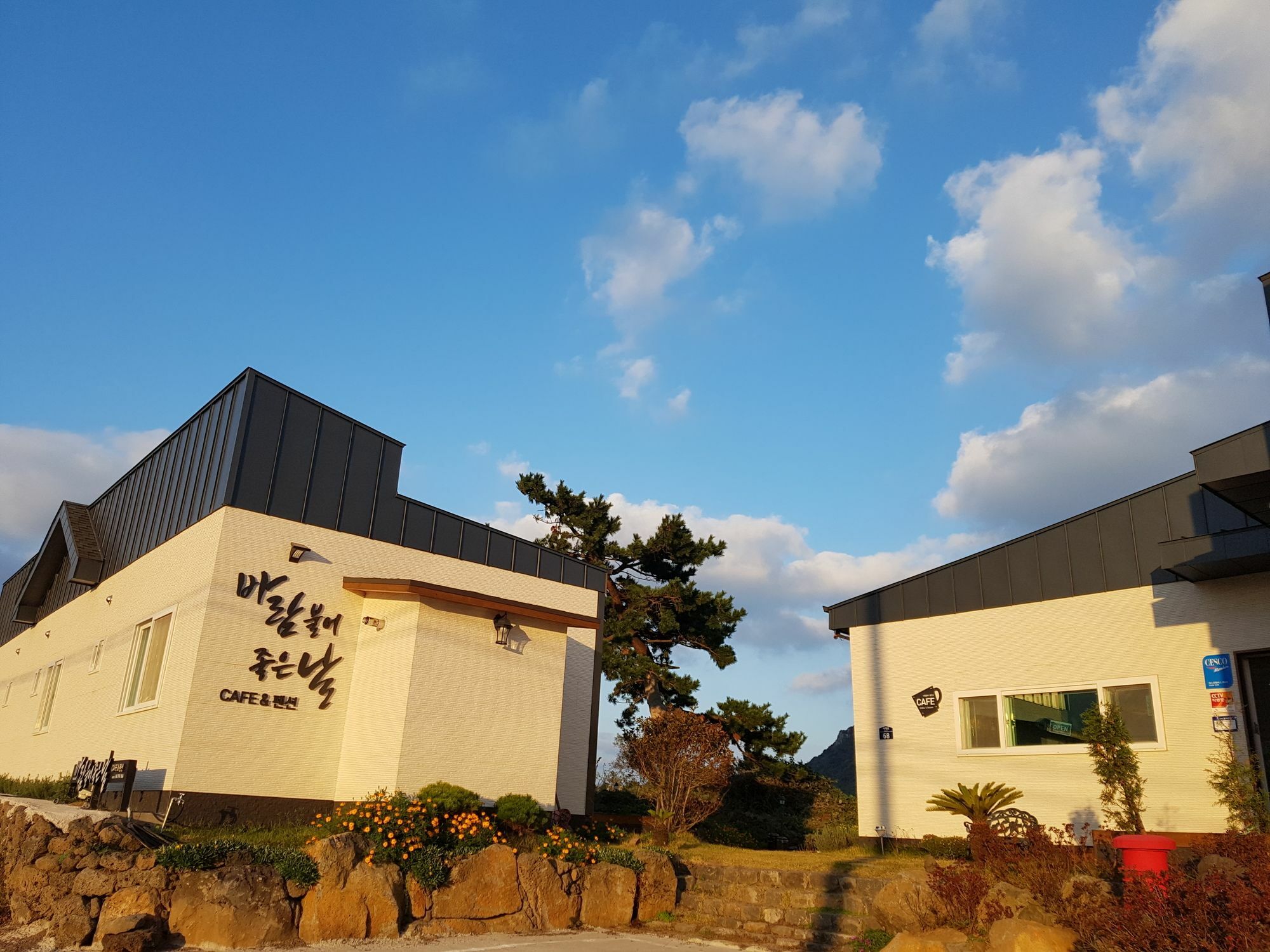סאוגוויפו Wind Jeju Cafe & Pension מראה חיצוני תמונה